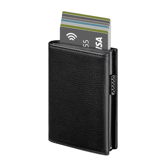 Billetera Hombre RFID Cuero Microfibra
