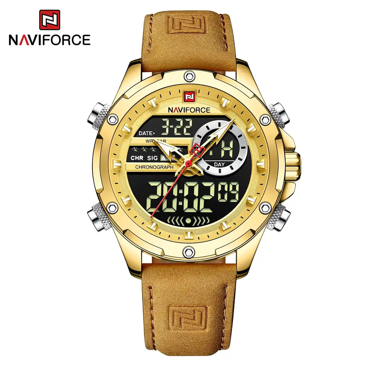 Reloj Naviforce 9208 Hombre Correa de Cuero