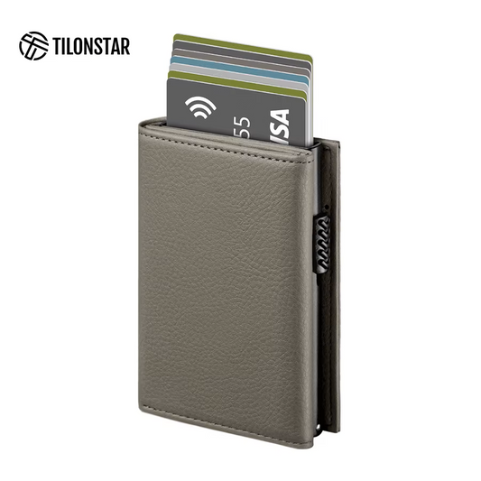 Billetera Tilonstar Hombre RFID Cuero Microfibra